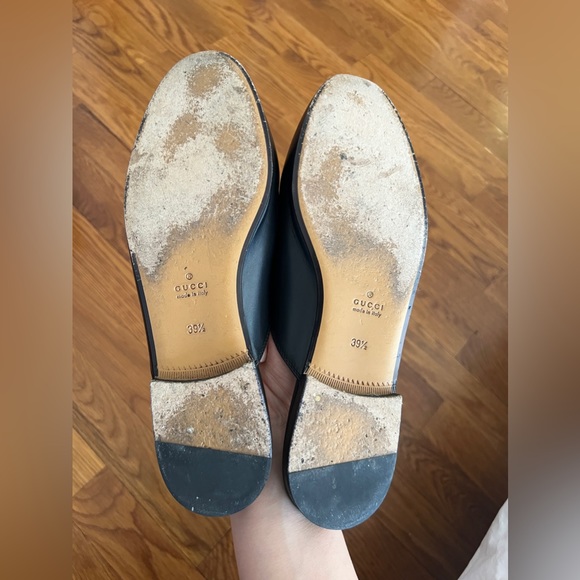 GUCCI WOMEN'S PRINCETOWN LEATHER SLIPPER - Picture 2 of 4